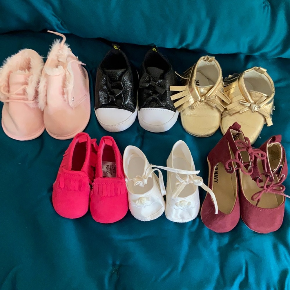 Bundle of baby shoes